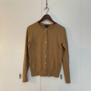 LANDS END Tan Knit Sweater- Extra Small/2-4